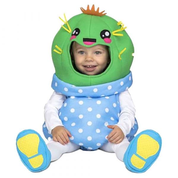 Viving Costumes Baloon Cactus Disfarce Bebé Colorido 12-24 Meses