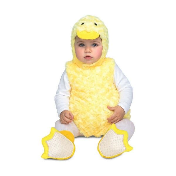 Viving Costumes Duckling Baby Costume Amarelo 0-6 Meses