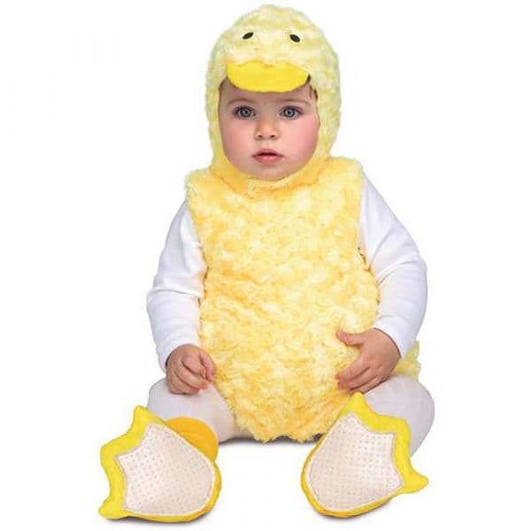 Viving Costumes Duckling Baby Costume Amarelo 7-12 Meses