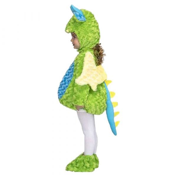 Viving Costumes Stuffed Dragon Disfarce Criança Colorido 12-24 Meses