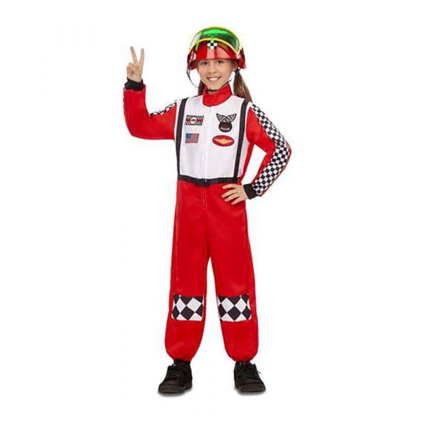 Viving Costumes Race Driver Disfarce Junior Vermelho 5-7 Anos