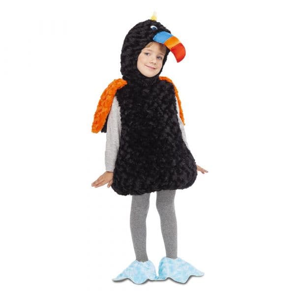 Mom Fantasia Infantil De Tucano De Pelúcia 3-4 Anos Multicolor