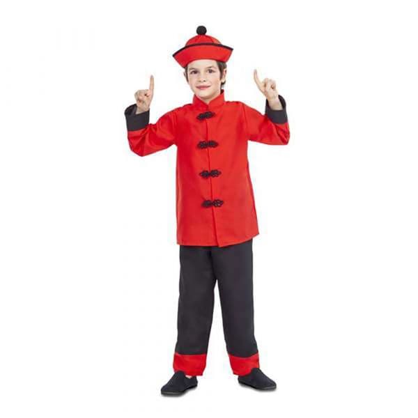 Viving Costumes Chinese Dragon Disfarce Criança Vermelho 3-4 Anos