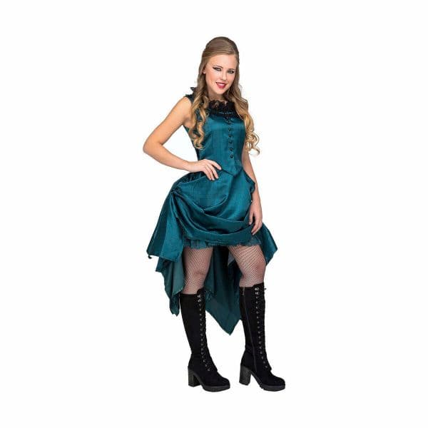 Viving Costumes Dancer Disfarce Mulher Azul M-L