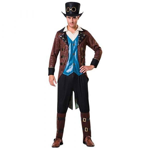 Viving Costumes Steampunk Boy Costume Castanho M-L