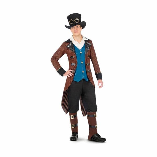 Viving Costumes Steampunk Boy Disfarce Castanho S