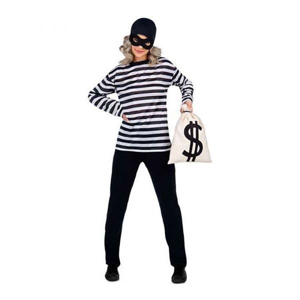 Viving Costumes Thief Disfarce Colorido S