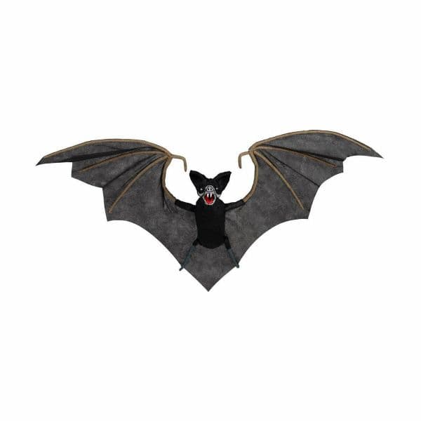Viving Costumes Flying Bat With Light And Sound 45x96x9 Cm Cinzento