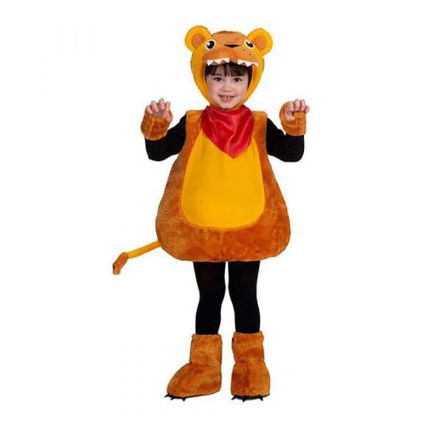 Viving Costumes Little Lion Costume Laranja 5-6 Anos