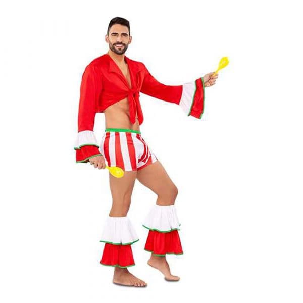 Viving Costumes Rumbero Disfarce Vermelho M