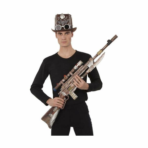 Viving Costumes Assault Rifle 108 Cm Dourado