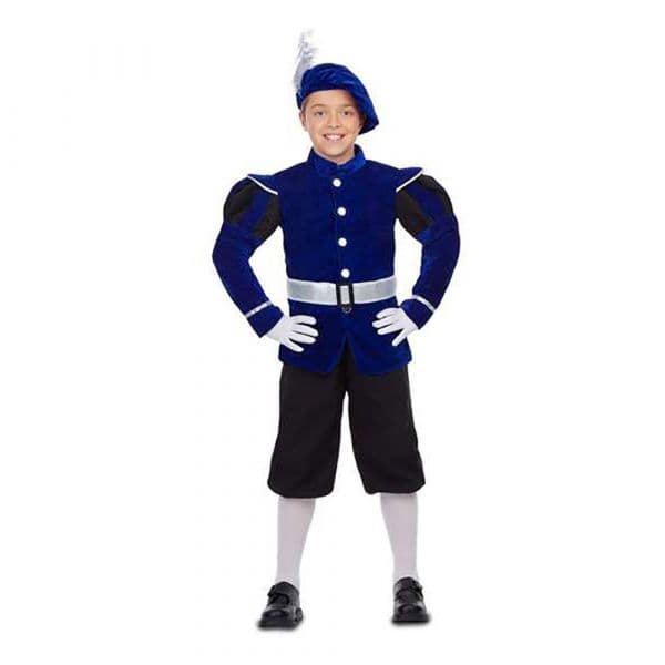 Viving Costumes Page Disfarce Junior Azul 7-9 Anos