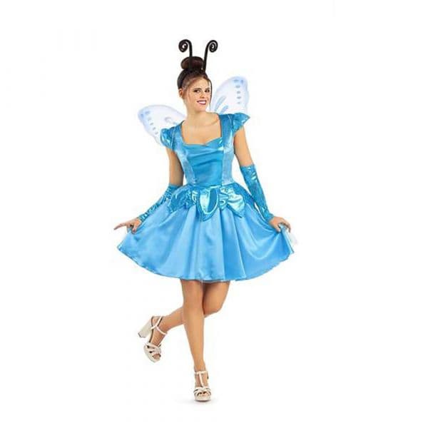 Viving Costumes Fairy Disfarce Mulher Azul S