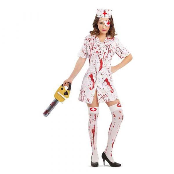 Viving Costumes Killing Nurse Disfarce Mulher Colorido S
