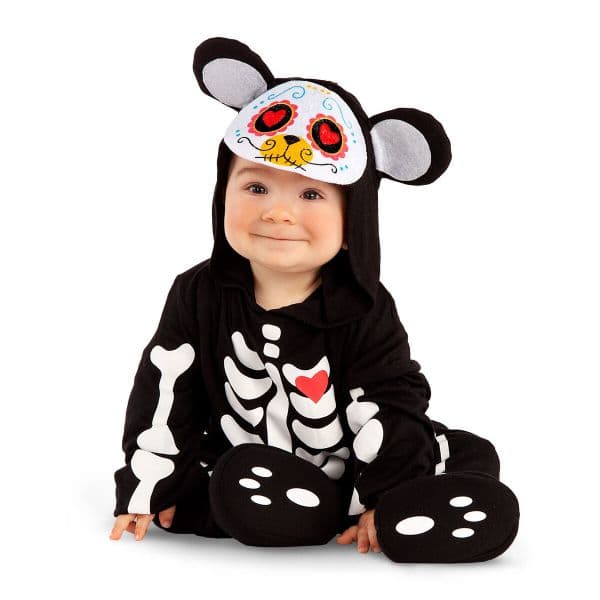 Viving Costumes Osito Day Of The Dead Costume Preto 12-24 Meses