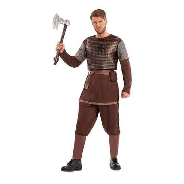 Viving Costumes Viking King Disfarce Castanho M-L