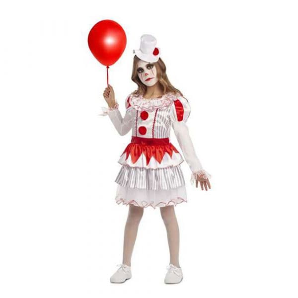 Viving Costumes Mystical Clown Costume Vermelho 5-7 Anos