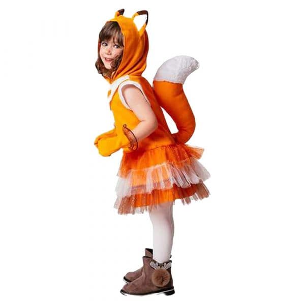 Viving Costumes Fox With Great Tail Disfarce Junior Laranja 12-24 Meses