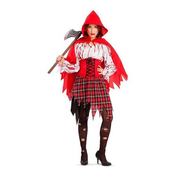 Viving Costumes Broadwood Bloody Disfarce Mulher Vermelho XL