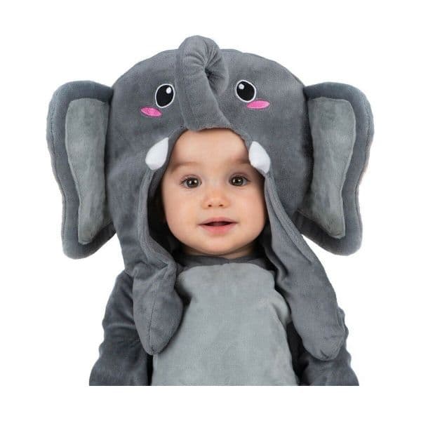 Viving Costumes Elephant Surprise Disfarce Bebé Cinzento 7-12 Meses