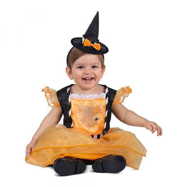 Viving Costumes Story Witch Disfarce Menina Laranja 24 Months-3 Anos