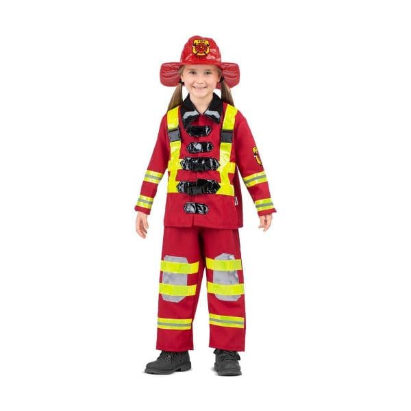 Viving Costumes Fire Woman Disfarce Menina Vermelho 3-4 Anos