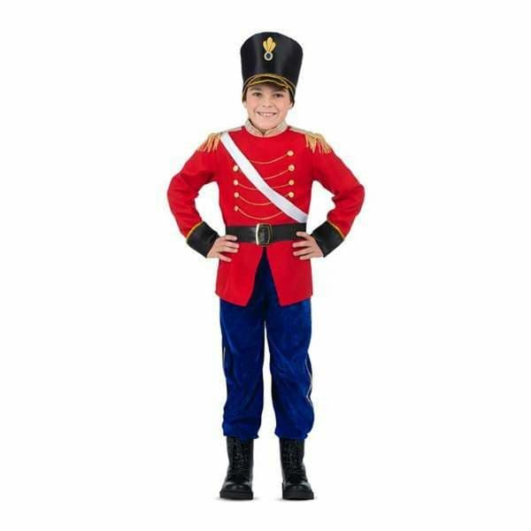 Viving Costumes Toy Soldier Jacket Disfarce Junior Vermelho 3-4 Anos