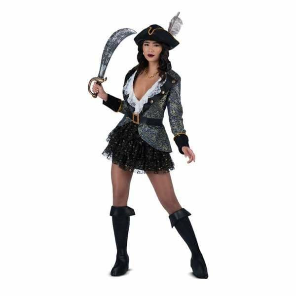 Viving Costumes Buccaneer Beauty Disfarce Mulher Preto L