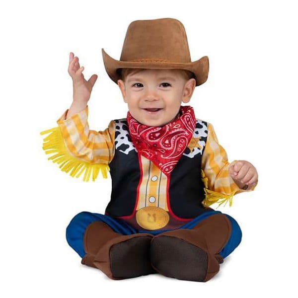 Viving Costumes Adorable Cowboy Disfarce Bebé Amarelo 12-24 Meses