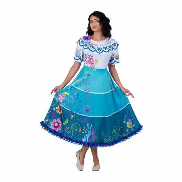 Viving Costumes Colombian Disfarce Mulher Colorido S