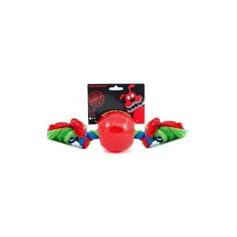 Bola Vermelha Radical com Corda L 10cm