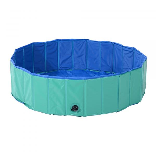 Pawhut Piscina Dobrável para Animais de Estimação 80 x 20 cm