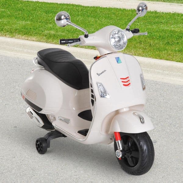 Homcom Triciclo Elétricos Vespa Scooter Elétrico para Crianças 3-6 Anos