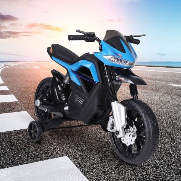 Homcom Motocicleta Elétrica Brinquedo Das Crianças Motocicleta Crianças 3-8 Anos Bateria 6V