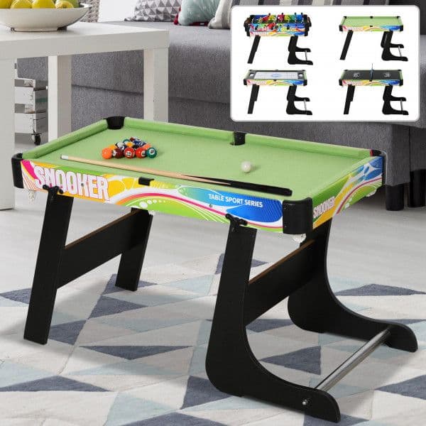 HomCom Mesa Multijogo 4 em 1 86.5x43.5x64 cm - A70-048