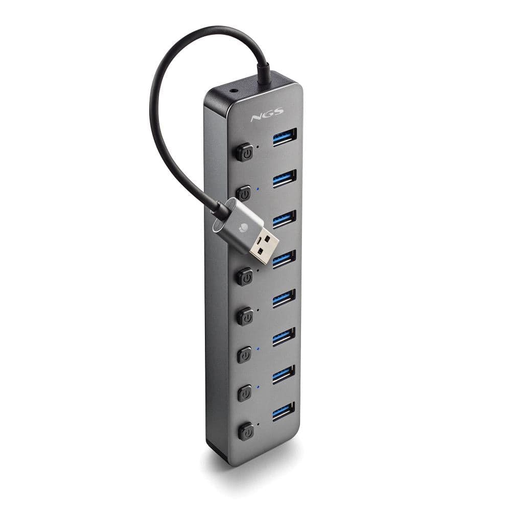 NGS IHUB8 Hub USB 3.0 8 Portas + Interruptores Individuais