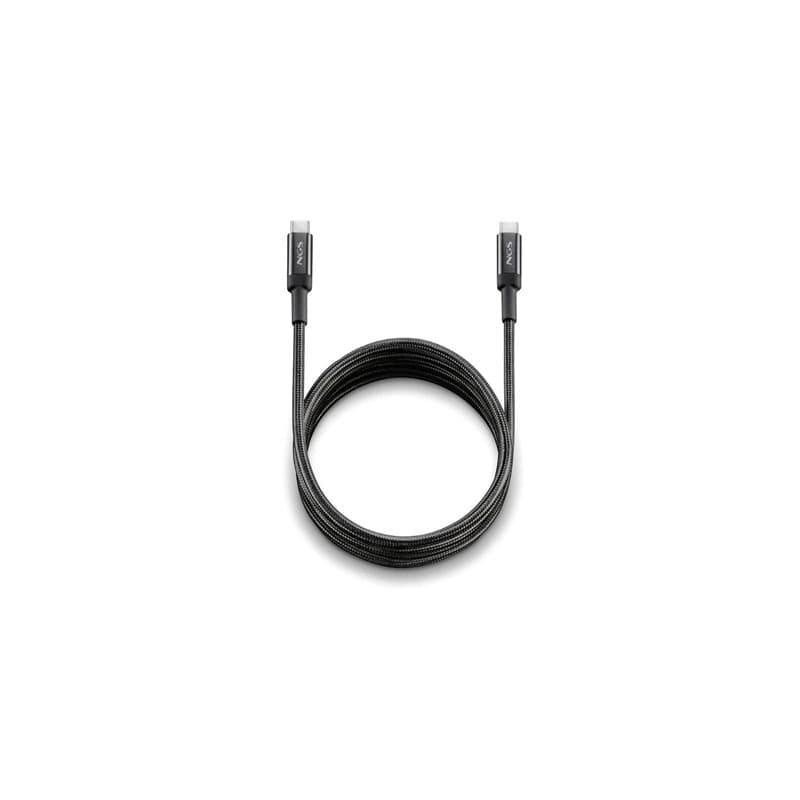 NGS KNOT100W-2 Cabo USB 2.0 Tipo-C/Tipo-A 100W 480Mbps Preto 2m