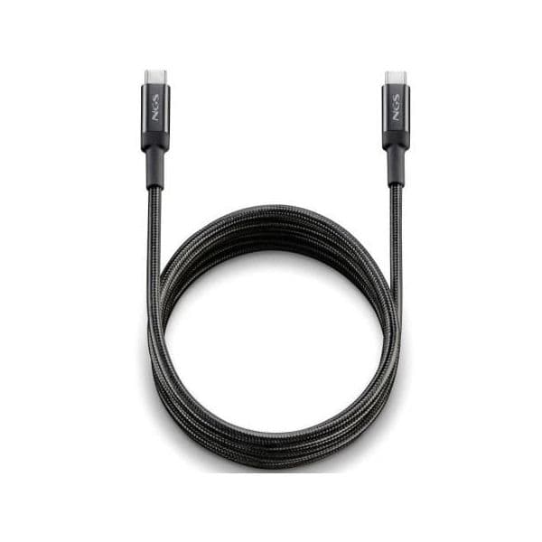 NGS KNOT100W-2 Cabo USB 2.0 Tipo-C/Tipo-A 100W 480Mbps Preto 2m
