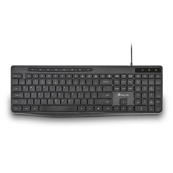 Teclado NGS Spectra Preto Espanhol
