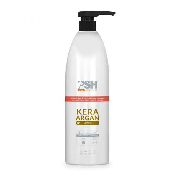 PSH Pro Shampoo Kera Argan para Cães e Gatos 1 Litro
