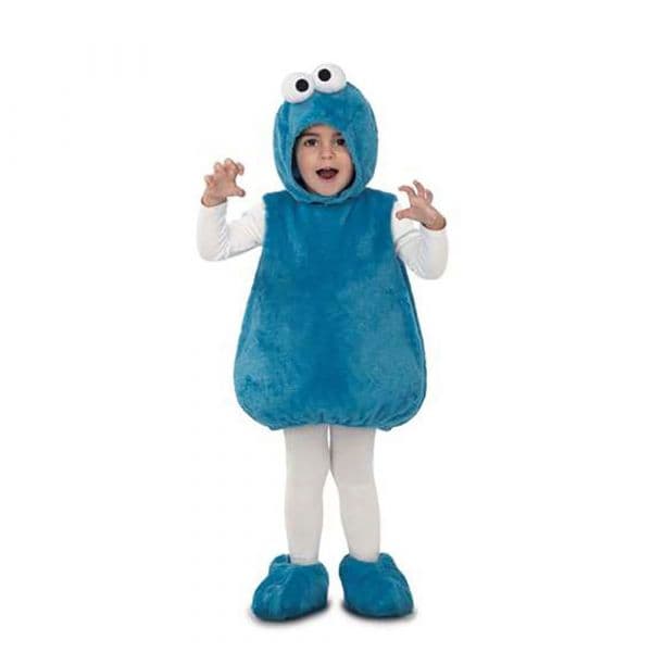 Viving Costumes Cookie Monster Disfarce Junior Azul 5-6 Anos