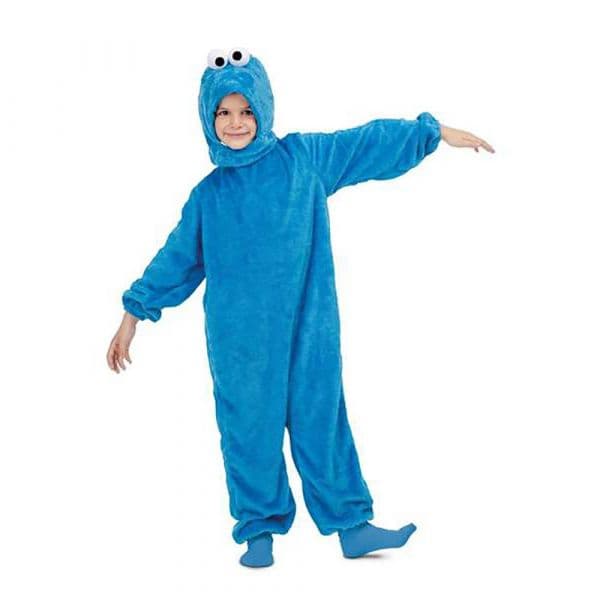 Viving Costumes Basic Cookie Monster Disfarce Junior Azul 3-4 Anos