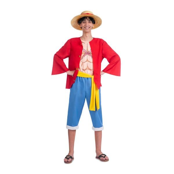 Mom Fantasia De Luffy Masculina S Multicolor