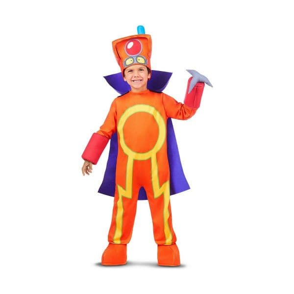Viving Costumes Oculus In Capa Capa Manguito Textile Weapon And Covers Boots Costume Laranja 4-5 Anos
