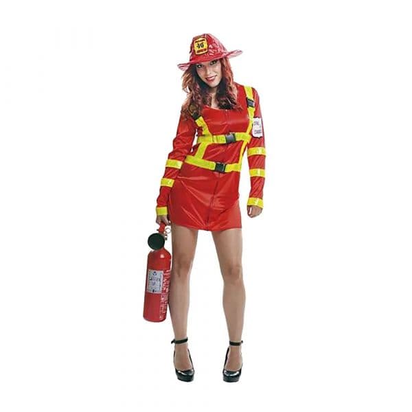 MOM Fun Company Fantasia de Bombeira 3XL Red / Yellow