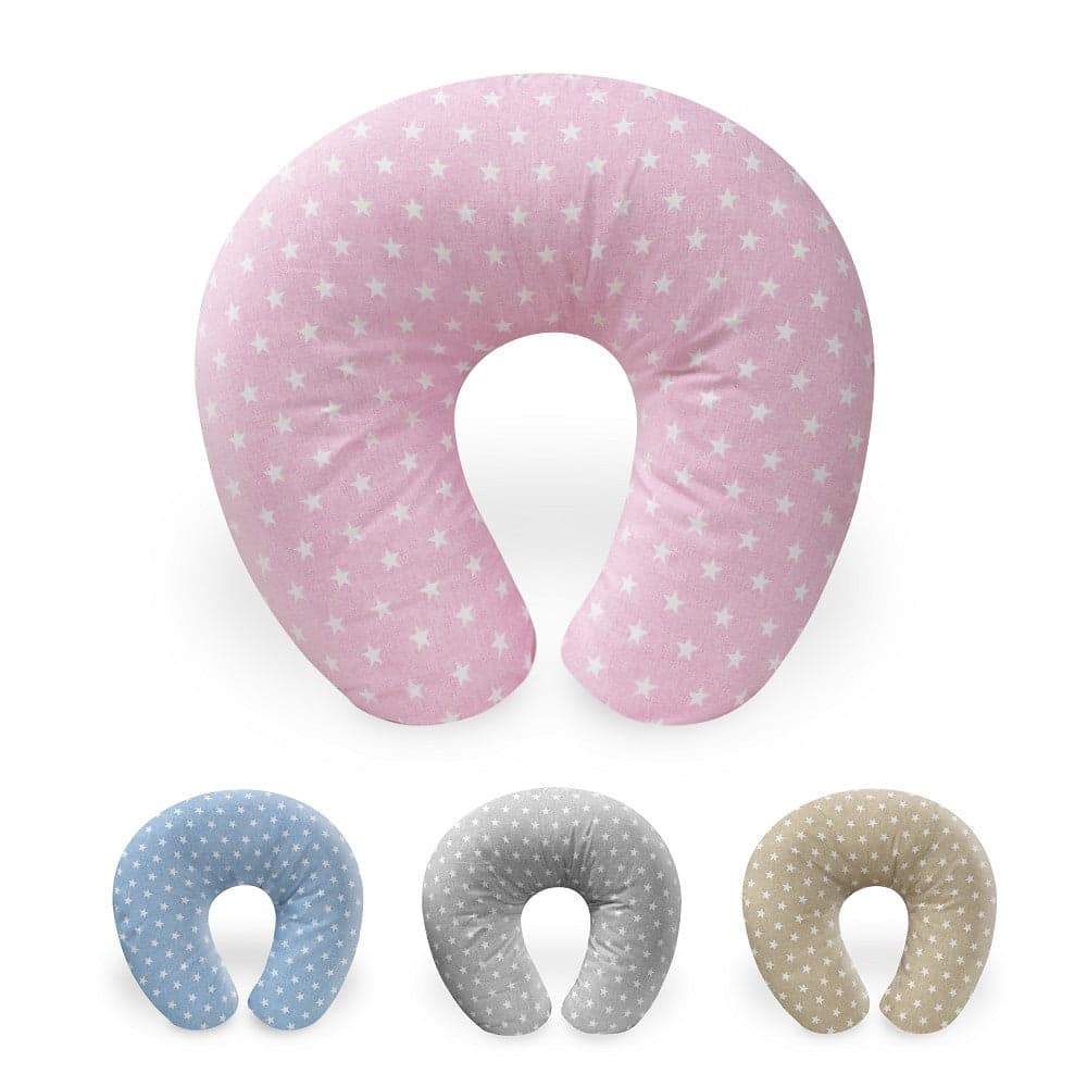 Almofada De Amamentação 65X65 Cms. Star Rosa Interbaby