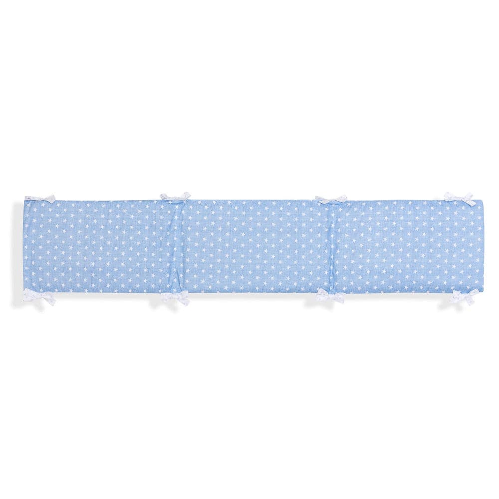 Protetor De Cama 40X185 Algodão Star Azul Interbaby