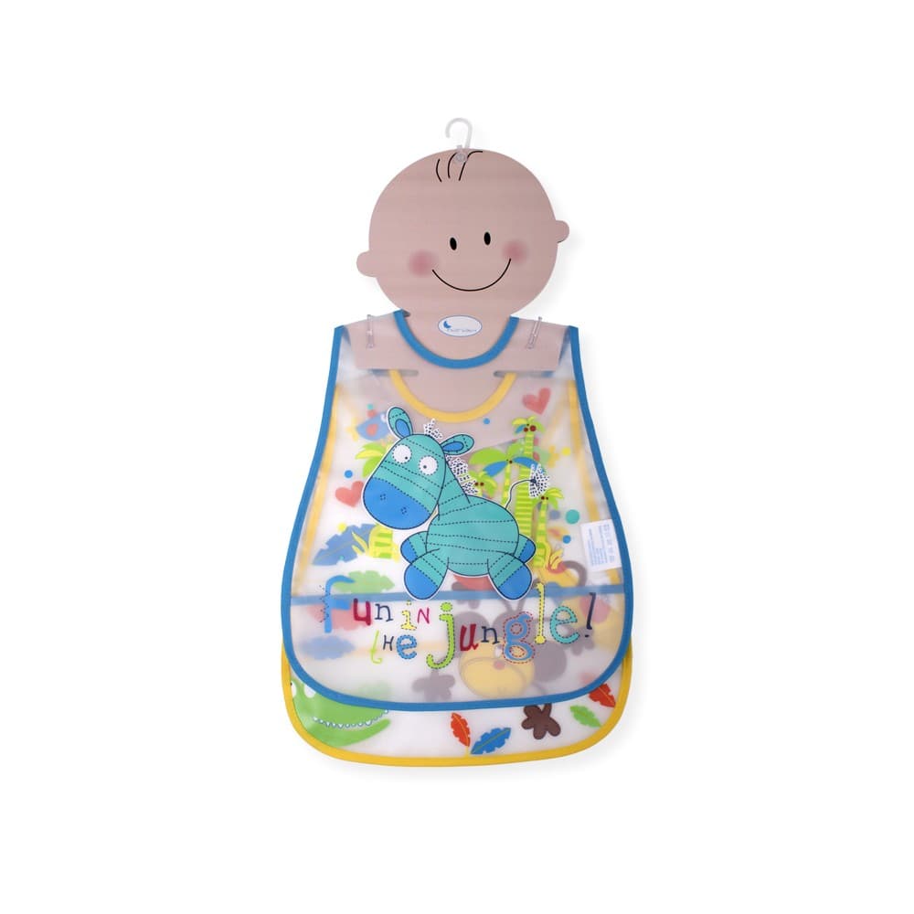 Babete (Pack 2 Unidades) Azul Interbaby