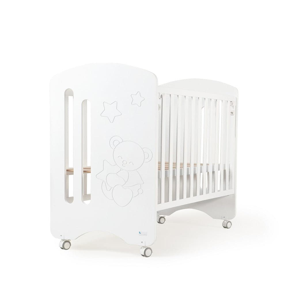 Berço Interbaby Cama de Grades 60x120 Lovely Branco Color