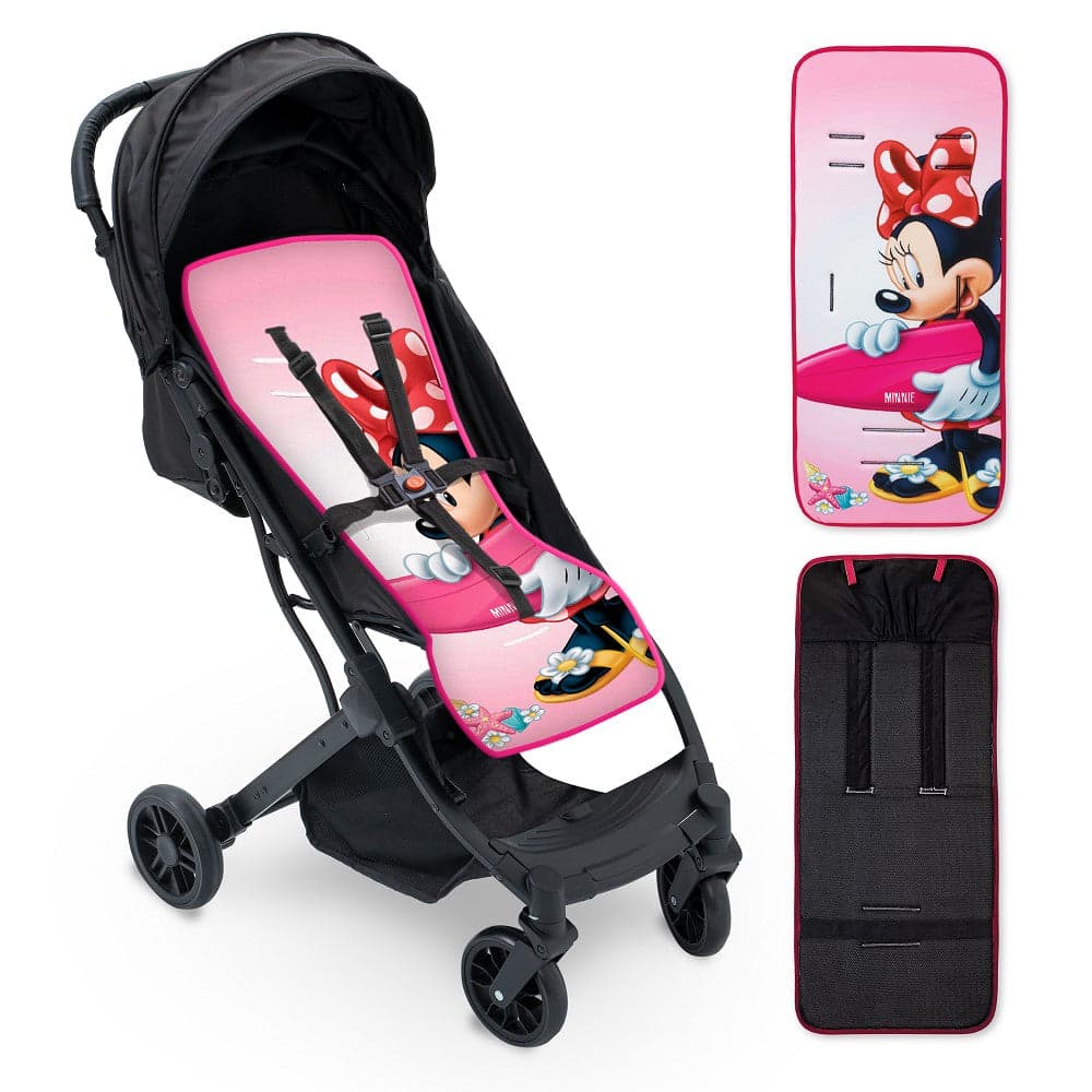 Forro Para Carrinho + Protetor De Cinto Minnie Interbaby
